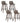 Artiss 4x Bar Stools Vintage Leather Wooden