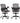 Artiss Office Chair Drafting Chairs Stool Computer Desk Studios Mesh Grey