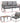 Gardeon 5 Seater Outdoor Sofa Set 4PCS Table Chair Garden Bench Patio Furniture