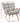 Artiss Armchair Lounge Chair Accent Chairs Sofa Linen Fabric Cushion Seat Grey