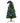 Christabelle Bad Santa 1.2m Curved Multicolour Pre-Lit Christmas Tree with 550 Tips