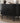 Mid-Century Black Ribbed Sideboard Cabinet