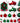 Automobile Model 72-Piece Christmas Bauble Set - Hand-Painted House and Round Ornaments