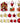 Boot Cut 72-Piece Christmas Bauble Set - Hand-Painted House and Round Ornaments
