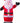 DELUXE INFLATABLE PLUSH SANTA WITH DISCO LIGHTS 8FT