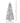 Jingle Jollys Christmas Tree 2.1m Flocking Pencil Tree LED Xmas 860 Tips White