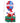 Jingle Jollys Christmas Inflatable Santa in Ballon 2.8M Height LED Decorations Illuminated