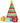 Jingle Jollys Christmas Inflatable Gift Tree 2.2M Height Flashing Light Decorations Illuminated