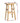 Artiss Set of 2 Beech Wood Bar Stools - Natural