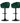 Artiss Set of 2 Bar Stools Kitchen Stool Swivel Chair Gas Lift Velvet Chairs Green Nessah