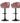 Artiss Set of 2 Bar Stools Kitchen Stool Swivel Chair Gas Lift Velvet Chairs Pink Nessah