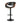 Artiss Bar Stools Swivel Chair Kitchen Gas Lift Wooden Bar Stool Leather Black