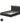Artiss Cole LED Bed Frame PU Leather Gas Lift Storage - Black Queen