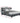 Artiss Pier Bed Frame Fabric - Grey Double