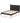 Artiss Bed Frame Double Bed Base w LED Lights Charge Ports Black Leather RAVI