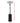 Devanti Portable Gas Patio Heater - Black and Silver