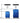 Wanderlite 2pc Luggage Travel Sets Suitcase Trolley TSA Lock Blue