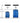 Wanderlite 2pc Luggage Trolley Suitcase Sets Travel TSA Hard Case Blue