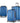 Wanderlite 3pcs Luggage Trolley Set Travel Suitcase Hard Case Carry On Bag Blue