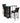 Gardeon 3 PCS Outdoor Bar Table Stools Set Patio Furniture Dining Chairs Wicker