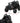 Rigo Kids Ride On Car Electric 12V Car Toys Jeep Battery Remote Control Black