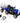 Rigo Ride On Car Tractor Trailer Toy Kids Electric Cars 12V Battery Blue