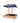 Keezi Wooden Outdoor Sand Box Set Sand Pit- Natural Wood