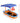 Keezi Boat-shaped Canopy Sand Pit
