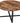 Round Coffee Table Rustic Brown and Black