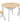 Round Table and 2 Chair Set for children (White Natural)
