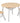 Round Table and 2 Chair Set for children (White Natural)