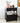 Black Bedside Table with 2 Drawers