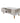 White Coffee Table Storage Drawer & Open Shelf With Wooden Legs