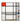 50cmx50cm Abstract Art By Piet Mondrian Black Frame Canvas Wall Art