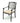 Fiji Metal Outdoor Dining chair with cushions (1 pair)