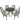 Fiji Metal Outdoor Dining table