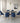 Dining Delight: Rectangular Table and Navy Velvet Chairs Dining Set