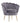 La Bella Shell Scallop Grey Armchair Lounge Chair Accent Velvet