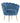 La Bella Shell Scallop Navy Blue Armchair Lounge Chair Accent Velvet