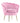 La Bella Shell Scallop Pink Armchair Lounge Chair Accent Velvet