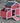 Red Chicken Coop Rabbit Hutch Cat Cage Hen Chook House