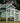 Green Small Chicken coop with nesting box for 2 Chickens / Rabbit Hutch