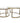 Nesting Style Coffee Table - White on Gold Stainless Steel - 80cm/60cm