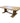 Gloriosa Coffee Table 140cm Pedestal Solid Mango Timber Wood - Honey Wash