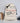 Large Christmas XMAS Hessian Santa Sack Stocking Bag Reindeer Children Gifts Bag, Cream - Reindeer Express Delivery