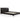 Queen PU Leather Bed Frame Black