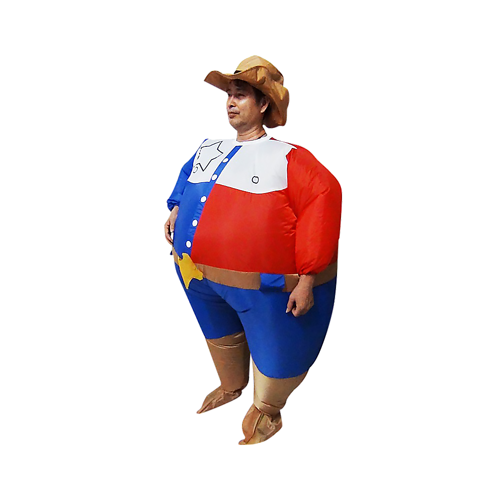 SHERIFF Fancy Dress Inflatable Suit -Fan Operated Costume – Outback ...