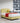 Linen Fabric Double Bed Curved Headboard Bedhead - Sulfur Yellow