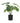 Potted Artificial Split Philodendron Plant With Real Touch Leaves 35cm