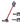 Devanti Handheld Vacuum Cleaner Cordless Stick Handstick Vac Bagless 2-Speed Headlight Red